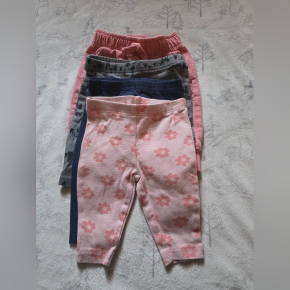 Carter's Other - Bundle Pink Floral 3M Leggings